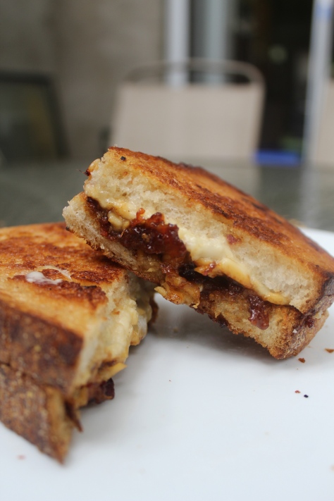 Grilled Cheese with Bacon Jam